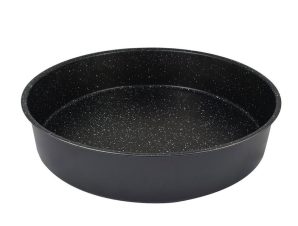 Ταψί Στρογγυλό Αντικολλητικό Magma 01-7218 Φ32cm Black Estia