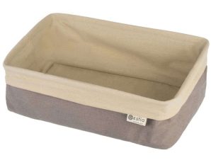 Καλάθι Αποθήκευσης Fjord 02-19464 30x20x10cm Beige-Taupe Estia