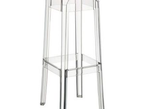 Σκαμπό Μπαρ Fox Stool 75 Clear 32-0102 36X36X75cm Siesta