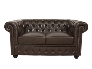 Καναπές T.Chesterfield Hm3010.01 Dark Brown155x90x73 cm