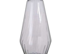 Βάζο Γυάλινο Silva 02.1051941 19x42cm Clear Plastona