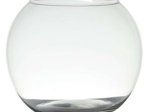 Βάζο 04.02713 Φ25x20cm Γυάλινο Clear