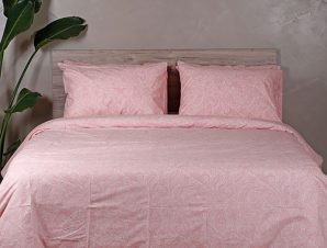 Σεντόνια Μονά (Σετ) 105X205+30 Sunshine Cotton Feelings 2040 Pink Με Λάστιχο (105×205+30)