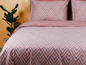 Σεντόνια Μονά (Σετ) 105X205+30 Sunshine Cotton Feelings 2036 Pink Με Λάστιχο (105×205+30)