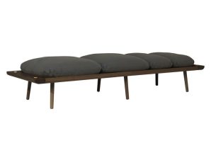 Καναπές – Daybed Lounge Around 5750C720-04 231,6×74,5×40,3cm Dark Oak-Dark Grey Umage