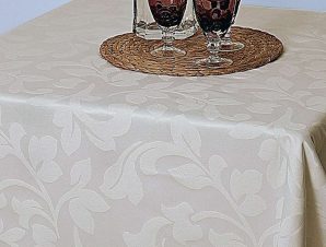 Σετ 6 Πετσέτες Φαγητού Formal Dinner 50×50 LEAVES IVORY Palamaiki