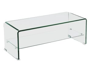 Τραπεζάκι Glasser Clear ΕΜ731 100X50Χ43 cm