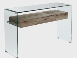 Κονσόλα Glasser Wood EM737 120X40X75 cm Σετ 2τμχ