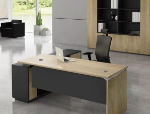 Γραφείο Project ΕΟ935,R Με Δεξιά Γωνία 180×80/160×40 (H.75)cm Sonoma – Grey