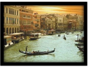 Βενετία-Μεγάλο Κανάλι, Πόλεις – Ταξίδια, Πίνακες σε καμβά, 20 x 15 εκ.
