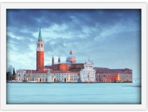 Τοπίο στη Βενετία, Πόλεις – Ταξίδια, Πίνακες σε καμβά, 20 x 15 εκ.
