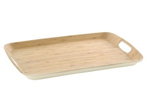 Δίσκος Σερβιρίσματος (46.5×30.5×3) F-V Bamboo Tray White 151269