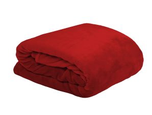 Κουβέρτα Fleece Ημίδιπλη (180×220) S-F Doudou Rouge P35792003