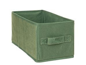 Κουτί Αποθήκευσης (15x31x5) F-V Velvet Storage Kaki 173699H