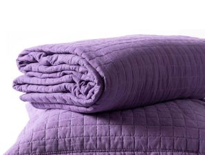 Σετ Κουβερλί Υπέρδιπλο Silk Fashion Stonewashed Purple 220×240