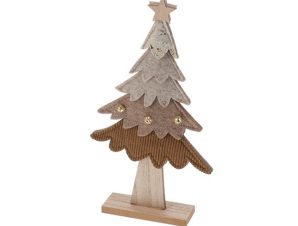 Χριστουγεννιάτικο Δεντράκι (16x4x28) K-M Xmass Tree Beige DH8060990