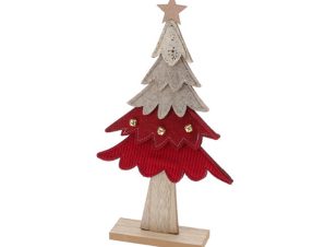 Χριστουγεννιάτικο Δεντράκι (16x4x28) K-M Xmass Tree Red DH8060990