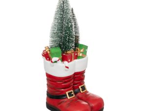 Χριστουγεννιάτικο Διακοσμητικό (24x22x55) A-S Santa Boots 191398