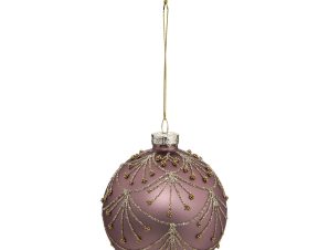 Χριστουγεννιάτικο Στολίδι (Φ8) A-S Glass Ball Pink 184464